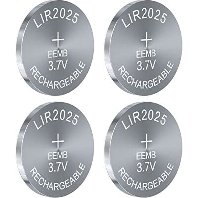 EEMB LIR2025H Lot de 4 Piles Bouton Lithium-ION 3,7 V 45 mAh - Publicité EEMB LIR2025H Lot de 4 Piles Bouton Lithium-ION 3,7 V 45 mAh - Publicité