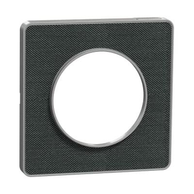 Schneider Electric Odace Touch Plaque de finition Kvadrat 1 poste Ombre/Alu S530802KB - Publicité Schneider Electric Odace Touch Plaque de finition Kvadrat 1 poste Ombre/Alu S530802KB - Publicité