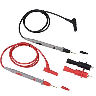 Bewinner Sonde multimètre, sondes Precise 1000V 20A plaquées Or avec Pince et fiche Banane de Haute qualité, kit de sondes de Test à Crochet - Publicité Bewinner Sonde multimètre, sondes Precise 1000V 20A plaquées Or avec Pince et fiche Banane de Haute qualité, kit de sondes de Test à Crochet - Publicité