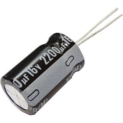AERZETIX 5x Condensateur Électrolytique Chimique Radial 2200µF ± 20% 16V THT 85°C 2000h Ø12.5x20mm C12753 - Publicité AERZETIX 5x Condensateur Électrolytique Chimique Radial 2200µF ± 20% 16V THT 85°C 2000h Ø12.5x20mm C12753 - Publicité