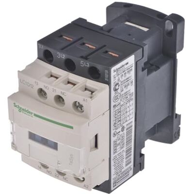 Schneider Electric LC1D12E7 contacteur TeSys LC1-D, 3P, 12 A, 440VAC-3, bobine 48 VCA, 50/60 Hz - Publicité Schneider Electric LC1D12E7 contacteur TeSys LC1-D, 3P, 12 A, 440VAC-3, bobine 48 VCA, 50/60 Hz - Publicité