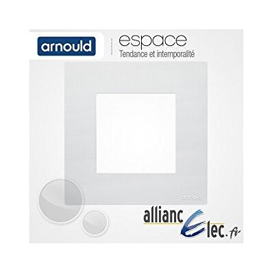 Arnould Plaque Blanc Lumière 1 Poste Simple Espace - Publicité Arnould Plaque Blanc Lumière 1 Poste Simple Espace - Publicité