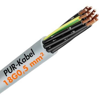 Lapp 1312018 Ölflex Classic 400 P Câble de commande 10 m 18 x 0,5 mm² Gris Avec conducteur de protection Câble pour l'extérieur Résistant aux UV Résistant à l'ozone, à l'hydrolyse et aux - Publicité Lapp 1312018 Ölflex Classic 400 P Câble de commande 10 m 18 x 0,5 mm² Gris Avec conducteur de protection Câble pour l'extérieur Résistant aux UV Résistant à l'ozone, à l'hydrolyse et aux - Publicité