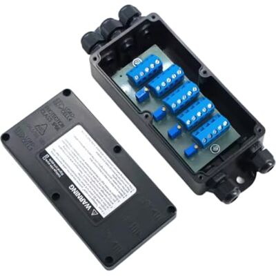 Wisyurt 4 en 1 Boîte de Jonction de L'Amplificateur de la Coque de Charge avec Plusieurs Protections, Connexion pour 1 à 4 Capteurs, Tour de Pesée à Ceinture - Publicité Wisyurt 4 en 1 Boîte de Jonction de L'Amplificateur de la Coque de Charge avec Plusieurs Protections, Connexion pour 1 à 4 Capteurs, Tour de Pesée à Ceinture - Publicité