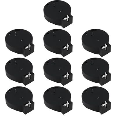eMagTech Lot de 10 supports de piles bouton PCB pour pile CR2450 29,6 x 20,3 x 9,6 mm Noir - Publicité eMagTech Lot de 10 supports de piles bouton PCB pour pile CR2450 29,6 x 20,3 x 9,6 mm Noir - Publicité