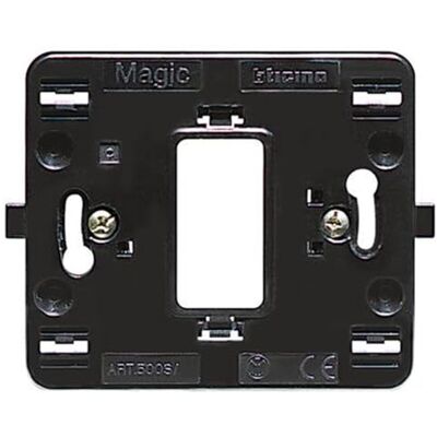 Bticino 500S/1 Magic Support 1 pièce boîte ronde - Publicité Bticino 500S/1 Magic Support 1 pièce boîte ronde - Publicité