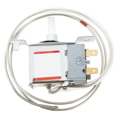 Briny River 1Pc Thermostat de Réfrigérateur à 2 Broches 5(4) A /250V Contrôleur de Température de Réfrigérateur Métal Compatible avec Hisense WPF-34E - Publicité Briny River 1Pc Thermostat de Réfrigérateur à 2 Broches 5(4) A /250V Contrôleur de Température de Réfrigérateur Métal Compatible avec Hisense WPF-34E - Publicité