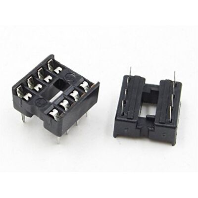 Tecnostore ® 10 x socle connecteur DIP 8 broches 2,54 mm Circuit intégré IC Socket Adaptateur - Publicité Tecnostore ® 10 x socle connecteur DIP 8 broches 2,54 mm Circuit intégré IC Socket Adaptateur - Publicité