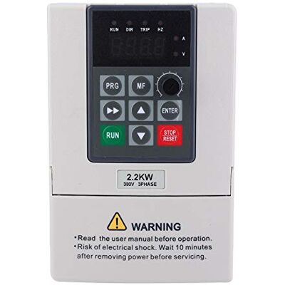Vikye Variateur de fréquence, 380V 2.2KW VFD Variateur de fréquence variable pour le contrôle de vitesse du moteur Sortie triphasée, convertisseur de commande numérique par ordinateur de fréquence - Publicité Vikye Variateur de fréquence, 380V 2.2KW VFD Variateur de fréquence variable pour le contrôle de vitesse du moteur Sortie triphasée, convertisseur de commande numérique par ordinateur de fréquence - Publicité