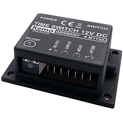 Kemo M113A Minuteur 12-15 V/DC - Publicité Kemo M113A Minuteur 12-15 V/DC - Publicité