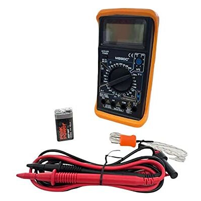 Fervi T050 Multimètre numérique avec sonde pour mesurer température, continuité acoustique et contrôle diodes - Publicité Fervi T050 Multimètre numérique avec sonde pour mesurer température, continuité acoustique et contrôle diodes - Publicité