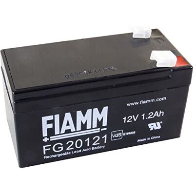 FIAMM Batterie de rechange pour batterie au plomb FG20121 12 V 1,2 Ah - Publicité FIAMM Batterie de rechange pour batterie au plomb FG20121 12 V 1,2 Ah - Publicité