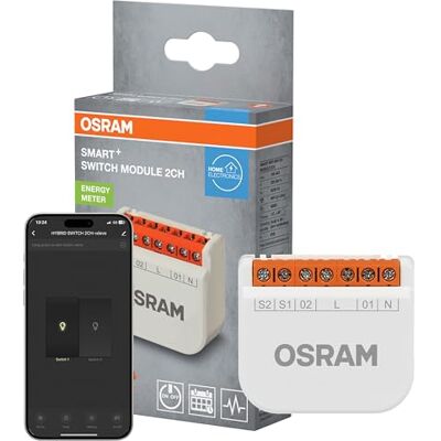 Osram Module de commutation Wi-Fi SMART+, compteur d'énergie 2 canaux 10 - Publicité Osram Module de commutation Wi-Fi SMART+, compteur d'énergie 2 canaux 10 - Publicité