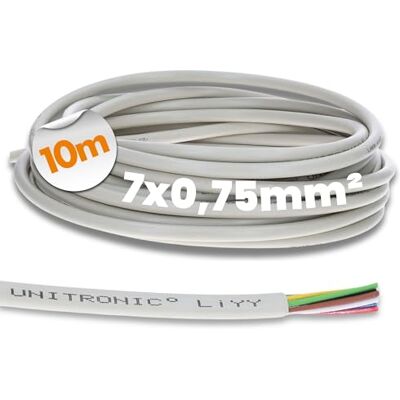Lapp 0028607 UNITRONIC LiYY Câble de données en PVC 7 x 0,75 mm² 10 m - Publicité Lapp 0028607 UNITRONIC LiYY Câble de données en PVC 7 x 0,75 mm² 10 m - Publicité
