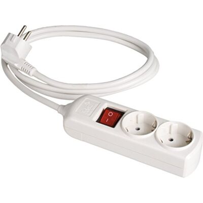solera 8012IL bipolaire Base-2 prises et 1 rallonge de 1,5 m avec Interrupteur Lumineux avec latéral 16A 250 V. Publicité solera 8012IL bipolaire Base-2 prises et 1 rallonge de 1,5 m avec Interrupteur Lumineux avec latéral 16A 250 V. Publicité