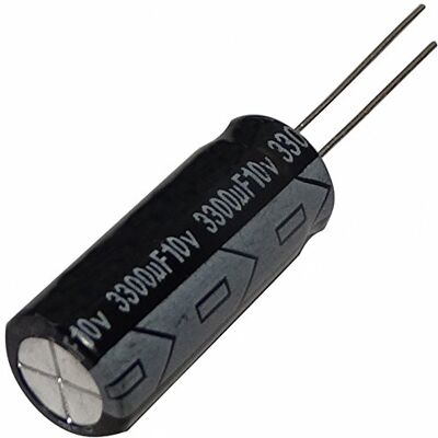 AERZETIX Condensateur Électrolytique Chimique 10x Radial 3300µF ± 20% 10V THT 105°C 2000h Ø10x25mm C13128 - Publicité AERZETIX Condensateur Électrolytique Chimique 10x Radial 3300µF ± 20% 10V THT 105°C 2000h Ø10x25mm C13128 - Publicité