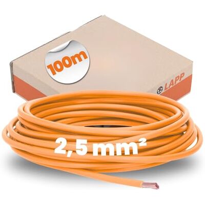 Lapp 4510092 H05V-K 0,75 mm² Orange Câble de câblage flexible Fil simple en PVC Toron 0,75 mm² Câblage - Publicité Lapp 4510092 H05V-K 0,75 mm² Orange Câble de câblage flexible Fil simple en PVC Toron 0,75 mm² Câblage - Publicité