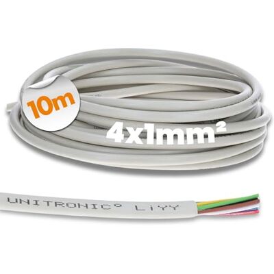 Lapp 0028704 UNITRONIC LiYY Câble de données en PVC 4 x 1 mm² 10 m - Publicité Lapp 0028704 UNITRONIC LiYY Câble de données en PVC 4 x 1 mm² 10 m - Publicité