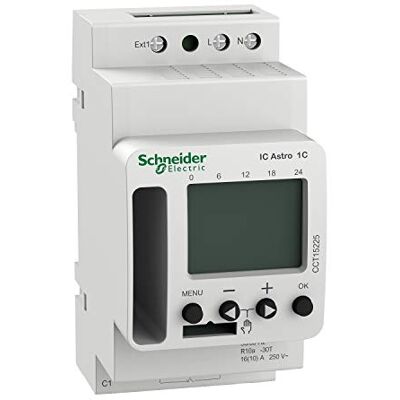 Schneider Electric CCT15225 Interrupteur Crépusculaire Programmable - Contrôle de Lumière - Publicité Schneider Electric CCT15225 Interrupteur Crépusculaire Programmable - Contrôle de Lumière - Publicité