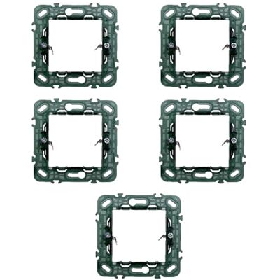 Electron 5 supports 2 modules/places, compatible avec Vimar Plana, boîte ronde 502, fabriquée en plastique de haute qualité, 100% compatible avec les plaques et les modules d'origine - Publicité Electron 5 supports 2 modules/places, compatible avec Vimar Plana, boîte ronde 502, fabriquée en plastique de haute qualité, 100% compatible avec les plaques et les modules d'origine - Publicité