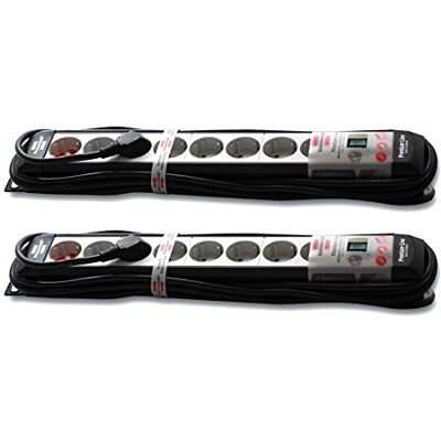 Brennenstuhl vorteil packs de Premium Line, bloc multiprise 8 prises (prise avec interrupteur et câble de 5 m – 45 ° ° des prises) - Publicité Brennenstuhl vorteil packs de Premium Line, bloc multiprise 8 prises (prise avec interrupteur et câble de 5 m – 45 ° ° des prises) - Publicité