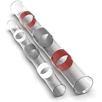 AUPROTEC 100 Connecteurs bout à bout thermorétractables set assortiment choix: (30 blanc / 70 rouge) - Publicité AUPROTEC 100 Connecteurs bout à bout thermorétractables set assortiment choix: (30 blanc / 70 rouge) - Publicité