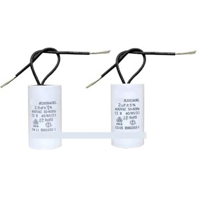 RVBLRDSE Condensateur de démarrage for chaudière murale à gaz, pompe circulation 400 V/400 V CA, MK265J40RL, 2,6 UF, pièces Capacitance - Publicité RVBLRDSE Condensateur de démarrage for chaudière murale à gaz, pompe circulation 400 V/400 V CA, MK265J40RL, 2,6 UF, pièces Capacitance - Publicité