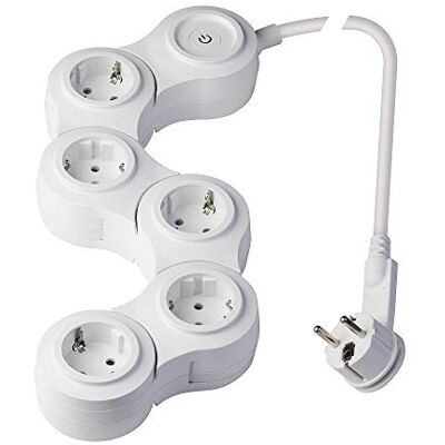 POLYPOOL Multiprise avec 5 prises Schuko allemandes - Multiprise - Publicité POLYPOOL Multiprise avec 5 prises Schuko allemandes - Multiprise - Publicité