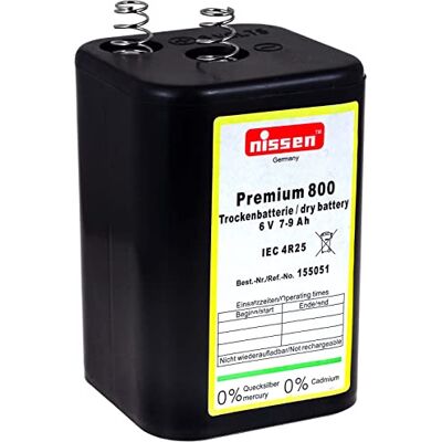 akku-net 4R25 Batterie de rechange 6 V pour piles de lanternes IEC 4R25 Nissen 6V-Block - Publicité akku-net 4R25 Batterie de rechange 6 V pour piles de lanternes IEC 4R25 Nissen 6V-Block - Publicité