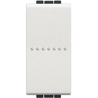 Bticino Livinglight Interrupteur axial, Anthracite, Blanc, SN4051AF - Publicité Bticino Livinglight Interrupteur axial, Anthracite, Blanc, SN4051AF - Publicité