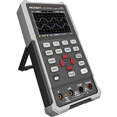 VOLTCRAFT DsO-2072h HanD-Oszilloskop (scopE-Meter) 70 Mhz 2-Kanal 250 Msa/s 8 Kpts 8 Bit Handger?t 1 St. (vC-11901280) - Publicité VOLTCRAFT DsO-2072h HanD-Oszilloskop (scopE-Meter) 70 Mhz 2-Kanal 250 Msa/s 8 Kpts 8 Bit Handger?t 1 St. (vC-11901280) - Publicité