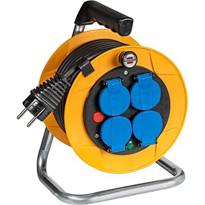 Brennenstuhl Enrouleur de câble Baby Pro 10m (IP44), Fabrication Française 1079281 Jaune - Publicité Brennenstuhl Enrouleur de câble Baby Pro 10m (IP44), Fabrication Française 1079281 Jaune - Publicité