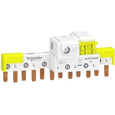 Schneider Electric peigne idt40 1p+n 6 modules avec connecteur a9xpp606 - Publicité Schneider Electric peigne idt40 1p+n 6 modules avec connecteur a9xpp606 - Publicité