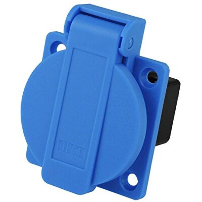 PCE Prise murale encastrable 16 A système danois 230 V bleu Connecteur 1030-0b 7413 - Publicité PCE Prise murale encastrable 16 A système danois 230 V bleu Connecteur 1030-0b 7413 - Publicité