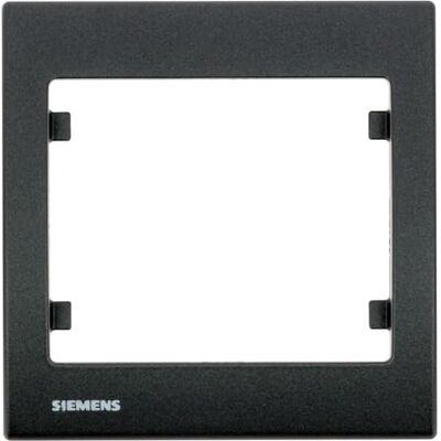Siemens Plaque Simple Anthracite Delta IRIS - Publicité Siemens Plaque Simple Anthracite Delta IRIS - Publicité