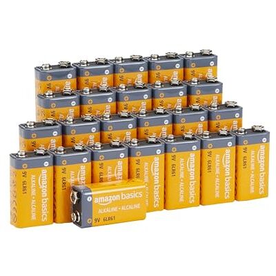 Piles alcalines Amazon Basics 9V - Piles - Publicité Piles alcalines Amazon Basics 9V - Piles - Publicité
