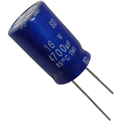 AERZETIX : 2X Condensateur électrolytique Chimique 4700µF ± 20% 16V THT 85°C 2000h Ø16x25mm Radial - Publicité AERZETIX : 2X Condensateur électrolytique Chimique 4700µF ± 20% 16V THT 85°C 2000h Ø16x25mm Radial - Publicité
