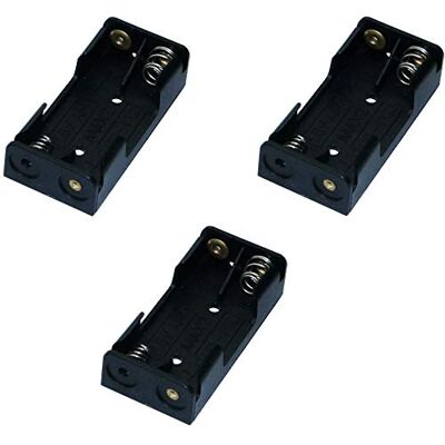AERZETIX Lot de 3 Supports de Piles pour 2 Piles AAA LR3 - Publicité AERZETIX Lot de 3 Supports de Piles pour 2 Piles AAA LR3 - Publicité