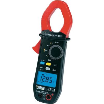 Chauvin Arnoux Pince ampèremétrique multimètre portable numérique F203 Cat III 1000 V, CAT IV 600 V Affichage (Counts) : - Publicité Chauvin Arnoux Pince ampèremétrique multimètre portable numérique F203 Cat III 1000 V, CAT IV 600 V Affichage (Counts) : - Publicité