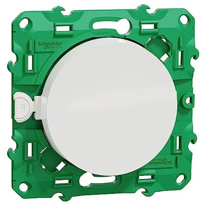 Schneider Electric interrupteur simple sans fil et sans pile odace blanc s520104 - Publicité Schneider Electric interrupteur simple sans fil et sans pile odace blanc s520104 - Publicité