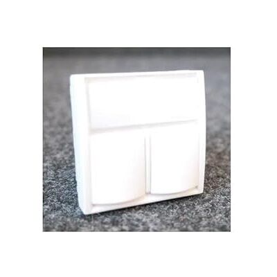 Schneider Electric Enjoliveur pour prise double RJ45 infra+ blanc polaire 45x45mm ALTIRA - Publicité Schneider Electric Enjoliveur pour prise double RJ45 infra+ blanc polaire 45x45mm ALTIRA - Publicité