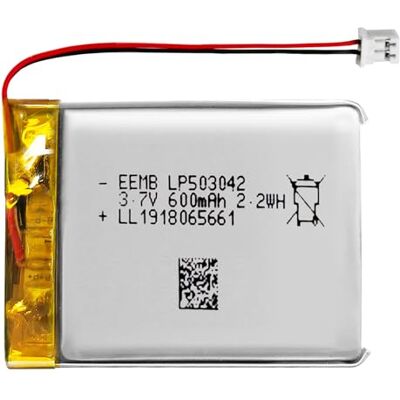 EEMB Batterie Lithium polymère 3,7V 600mAh 503042 Batterie Rechargeable lipo avec connecteur JST avec VXI Blue Parrott vérifier la polarité de l'équipement et du connecteur Avant l'achat - Publicité EEMB Batterie Lithium polymère 3,7V 600mAh 503042 Batterie Rechargeable lipo avec connecteur JST avec VXI Blue Parrott vérifier la polarité de l'équipement et du connecteur Avant l'achat - Publicité