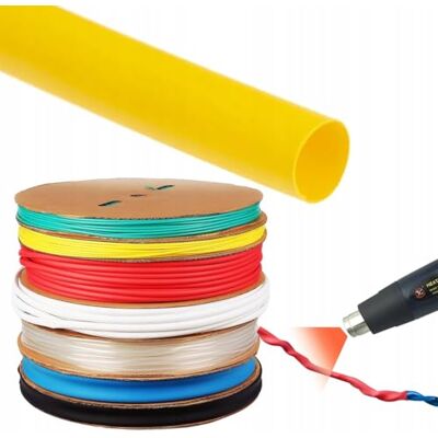 Rosfix Gaine Thermorétractable Jaune 2,5mm 1m – Rapport 2:1 Isolation Électrique, Étanchéité, Anti-UV Temp. -30~125°C Accessoire pour Câblage et Électronique - Publicité Rosfix Gaine Thermorétractable Jaune 2,5mm 1m – Rapport 2:1 Isolation Électrique, Étanchéité, Anti-UV Temp. -30~125°C Accessoire pour Câblage et Électronique - Publicité