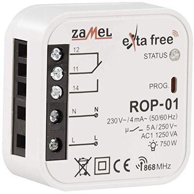 Zamel ROP-01 - Accessoire d'éclairage - Récepteur sans fil 1 canal avec 5 modes - Publicité Zamel ROP-01 - Accessoire d'éclairage - Récepteur sans fil 1 canal avec 5 modes - Publicité