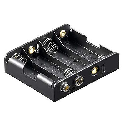 goobay Lot de 4 supports de piles Mignon AA avec bouton pression - Publicité goobay Lot de 4 supports de piles Mignon AA avec bouton pression - Publicité
