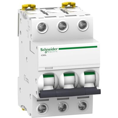 Schneider Electric A9F94340 Disjoncteur - 3P 40A Courbe C - Publicité Schneider Electric A9F94340 Disjoncteur - 3P 40A Courbe C - Publicité