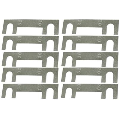 AERZETIX : 10x Fusible à Languette Lame 30A pour Porte-fusible Courant Fort Argent C42203 - Publicité AERZETIX : 10x Fusible à Languette Lame 30A pour Porte-fusible Courant Fort Argent C42203 - Publicité