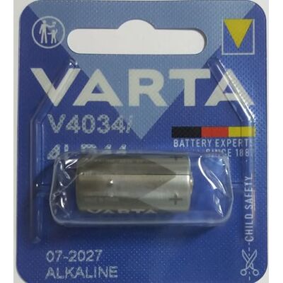 Varta V4034PX / 4LR44 Batterie alcaline au manganèse 6 V - Publicité Varta V4034PX / 4LR44 Batterie alcaline au manganèse 6 V - Publicité