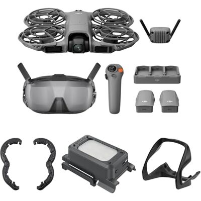 DJI Motion Fly More Neo 2 avec RC Motion 3 et Goggles N3 Bundle, transmission stable avec émetteur-récepteur numérique, drone 4K pour débutants, 3 batteries - Publicité DJI Motion Fly More Neo 2 avec RC Motion 3 et Goggles N3 Bundle, transmission stable avec émetteur-récepteur numérique, drone 4K pour débutants, 3 batteries - Publicité