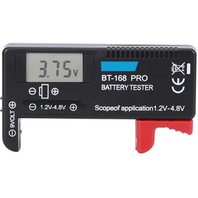 Oumefar Testeur de charge numérique portable de haute précision 1 , 2 V à 4 , 8 V pour le bureau pour les petites piles bouton pour la maison - Publicité Oumefar Testeur de charge numérique portable de haute précision 1 , 2 V à 4 , 8 V pour le bureau pour les petites piles bouton pour la maison - Publicité